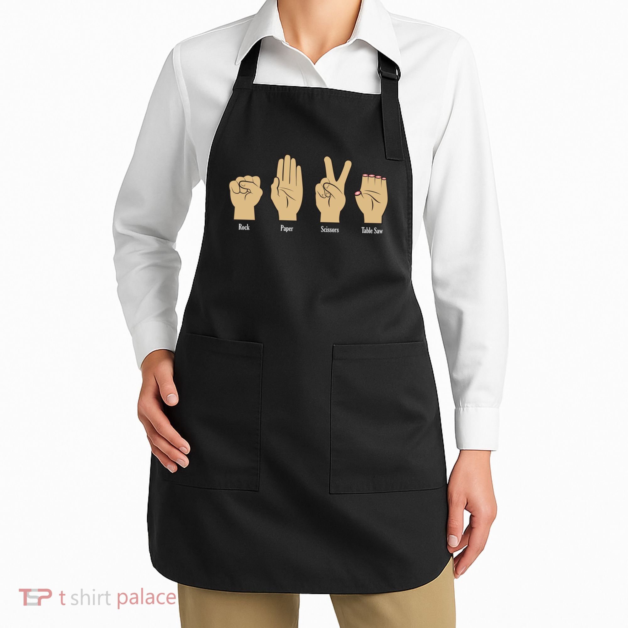 Rock Paper Scissors Table Saw Apron