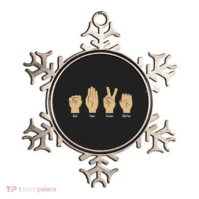 Rock Paper Scissors Table Saw Ornament