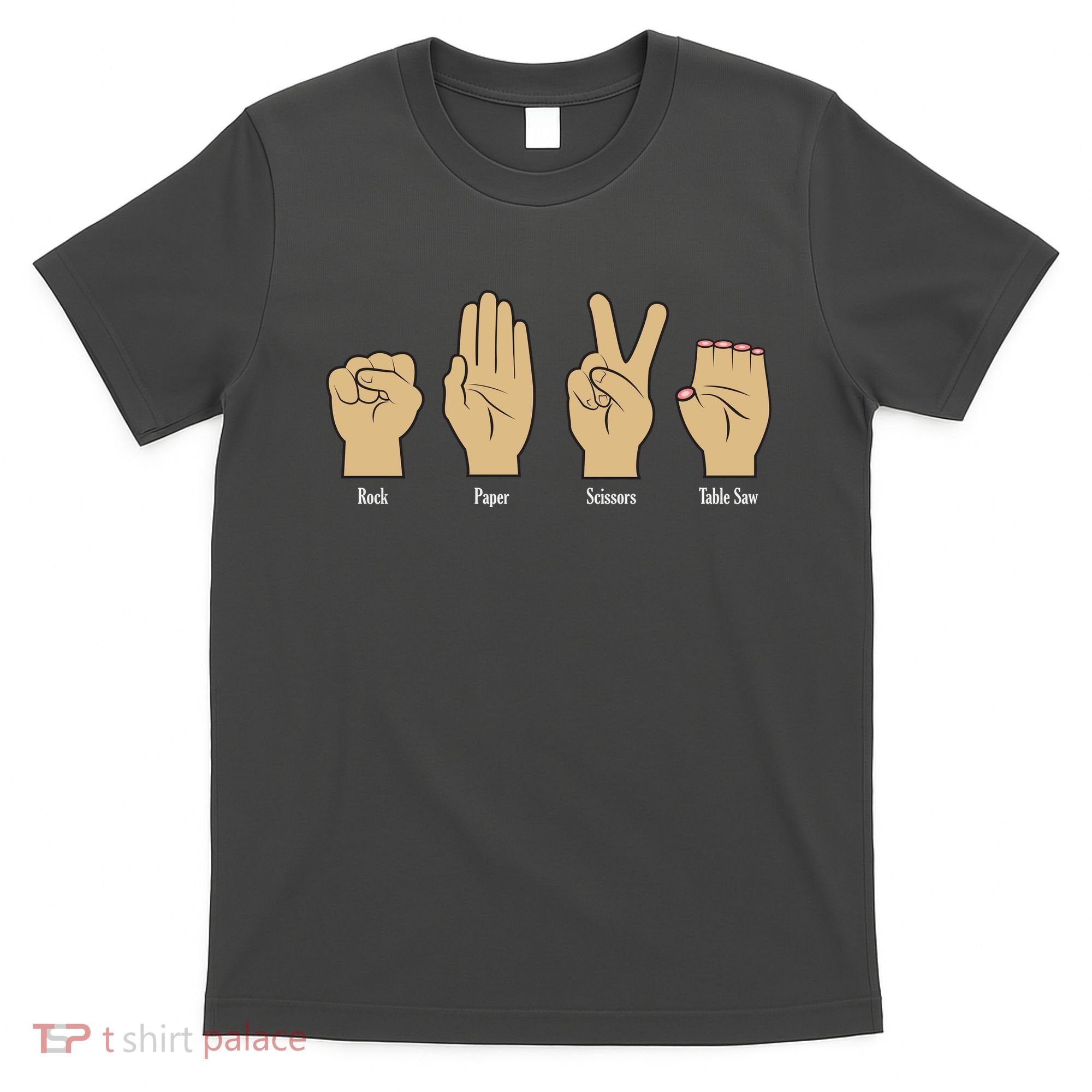 Rock Paper Scissors Table Saw T-Shirt