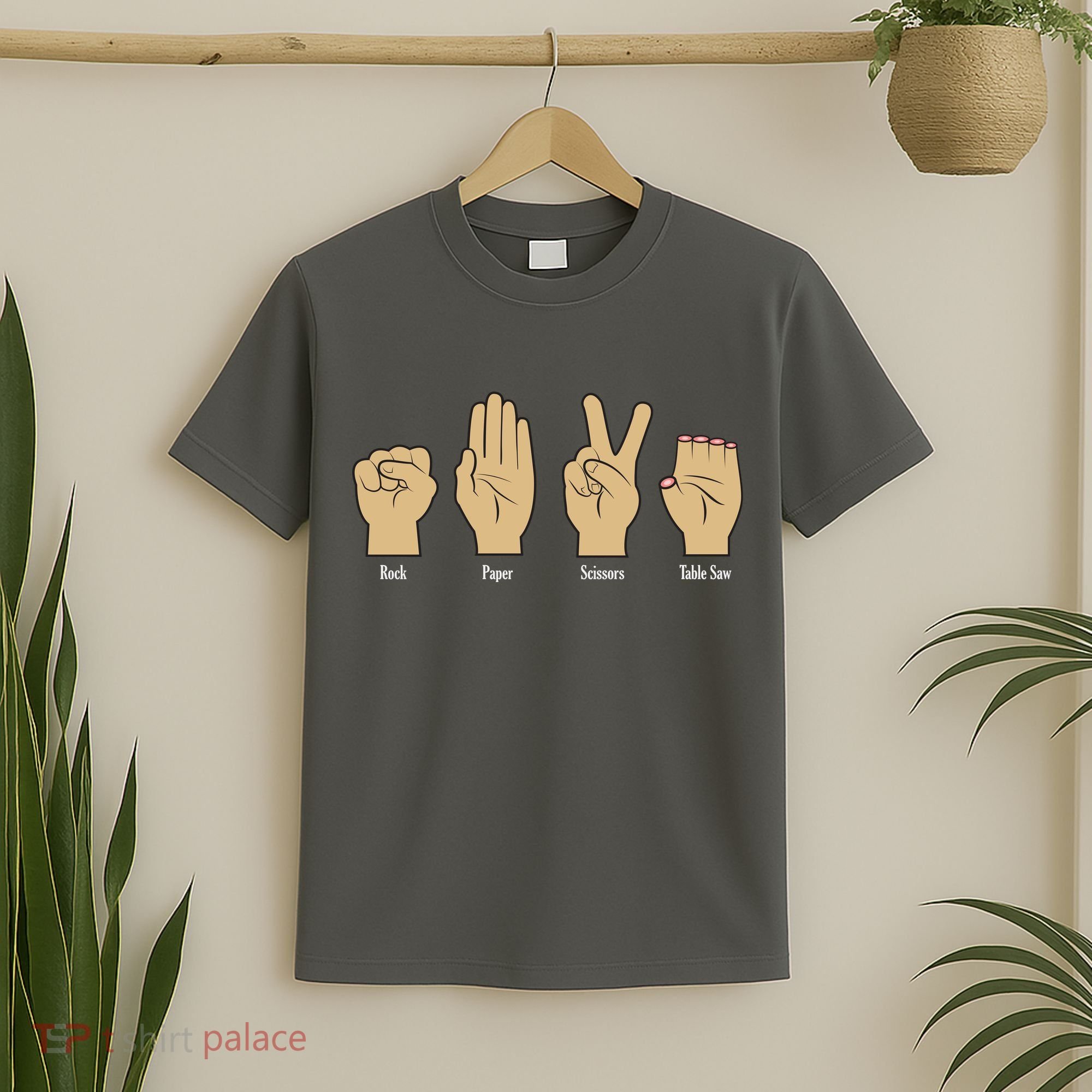 Rock Paper Scissors Table Saw T-Shirt