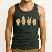Rock Paper Scissors Table Saw Tank Top thumb 3