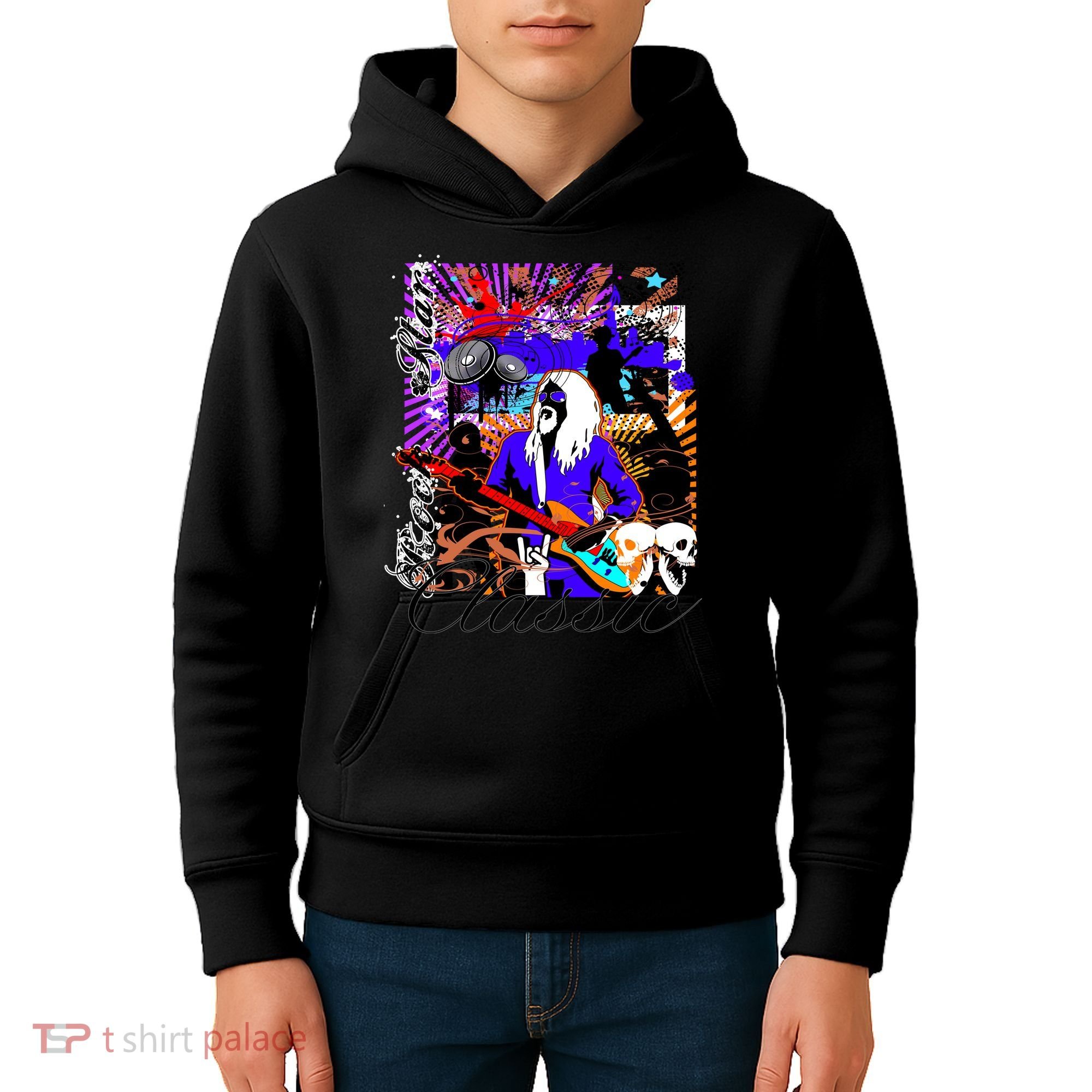 Rock Star Classic Kids Hoodie