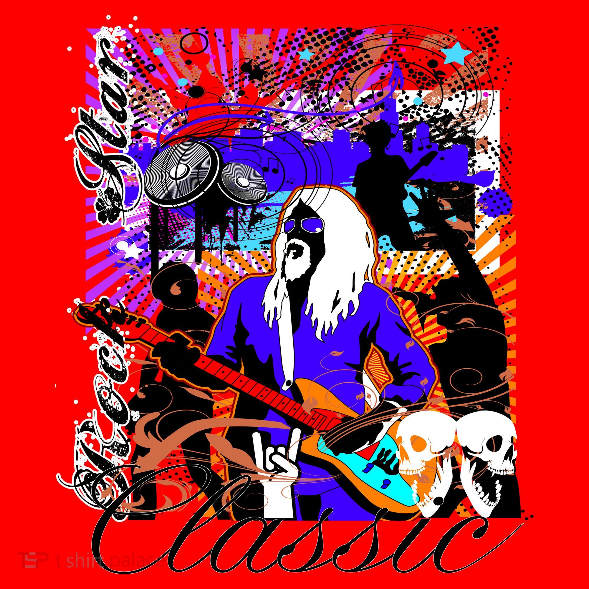 Rock Star Classic Santa Hat