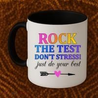 Rock The Test Coffee Mug thumb 2