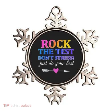 Rock The Test Ornament