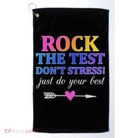 Rock The Test Golf Towel thumb 0