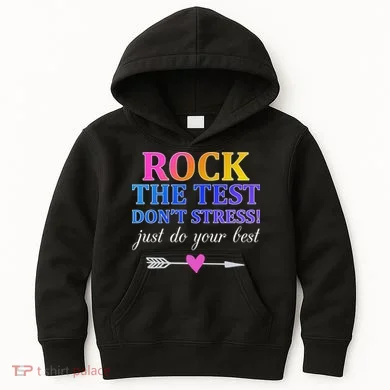 Rock The Test Kids Hoodie