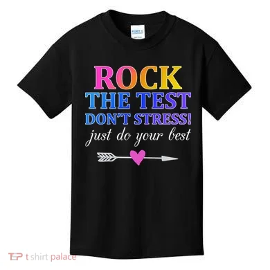 Rock The Test Kids T-Shirt