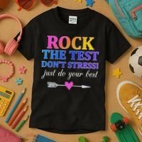 Rock The Test Kids T-Shirt thumb 3