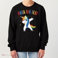 Rock The Test Dabbing Unicorn Women's Sweatshirt thumb 0