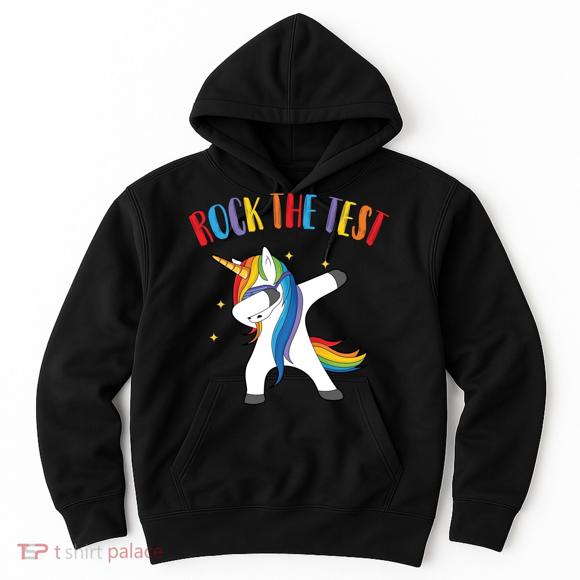 Rock The Test Dabbing Unicorn Hoodie