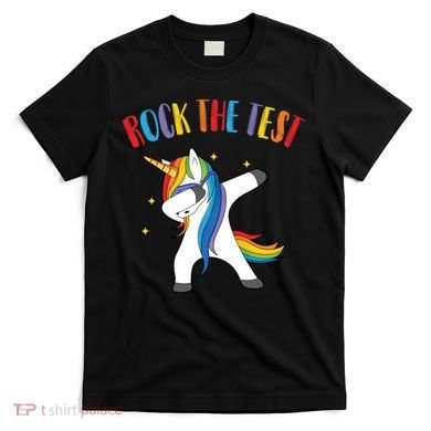Rock The Test Dabbing Unicorn T-Shirt