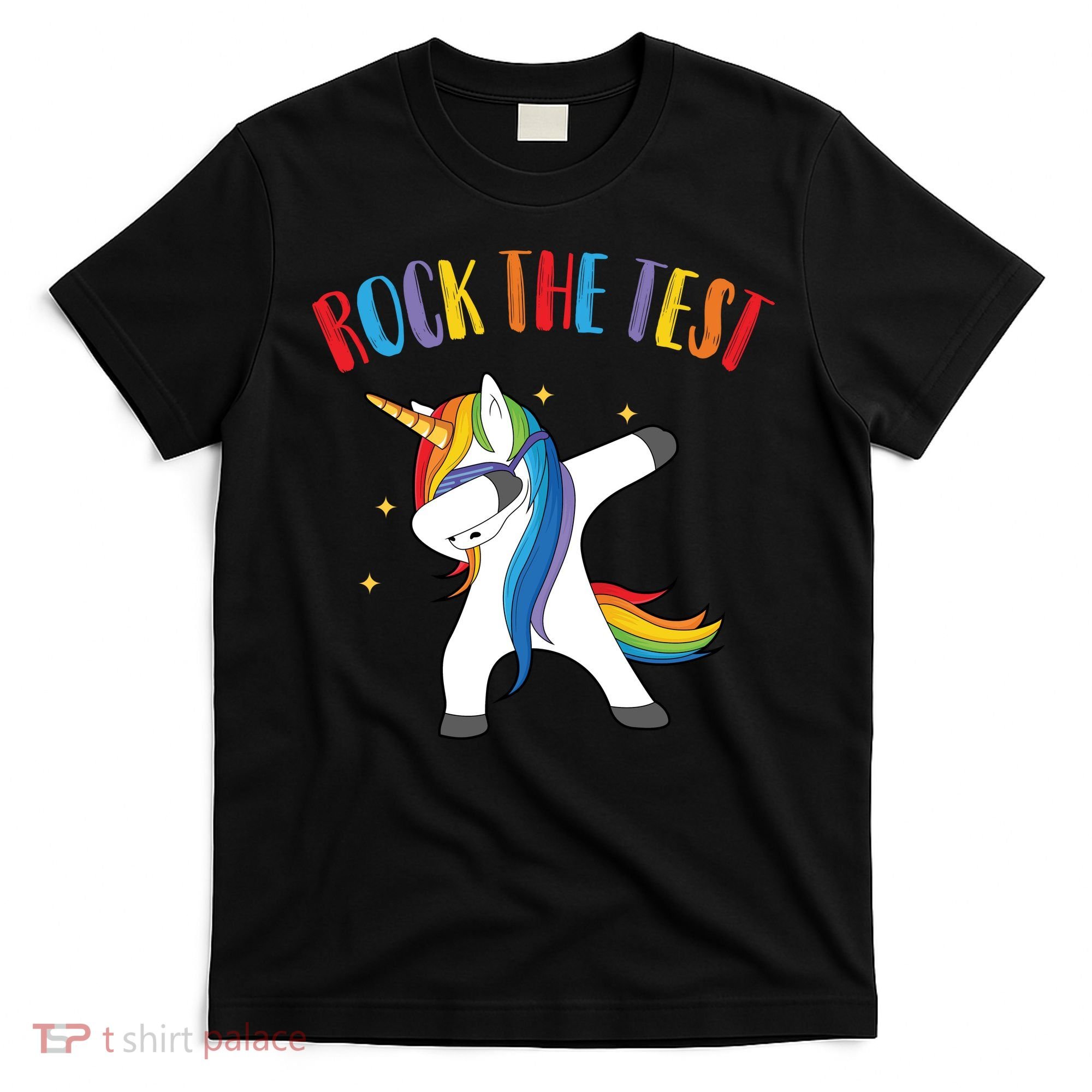 Rock The Test Dabbing Unicorn T-Shirt