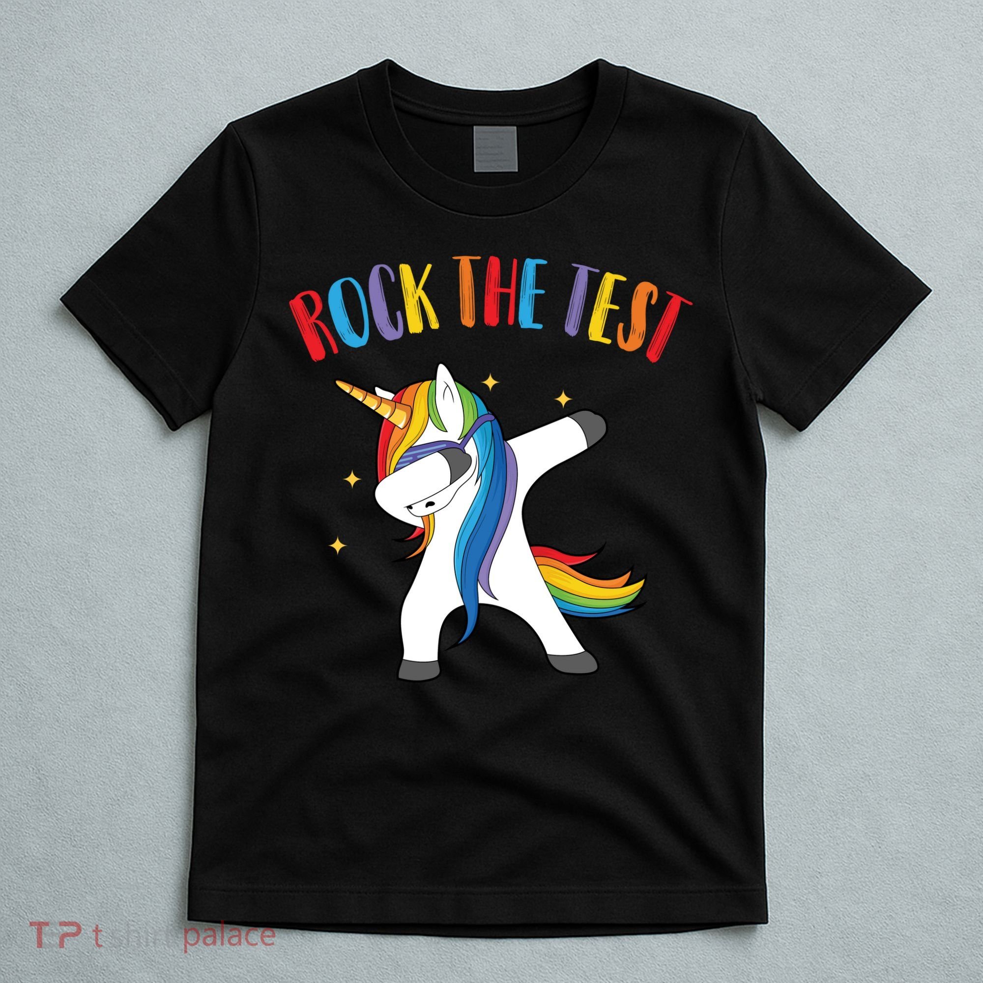 Rock The Test Dabbing Unicorn T-Shirt