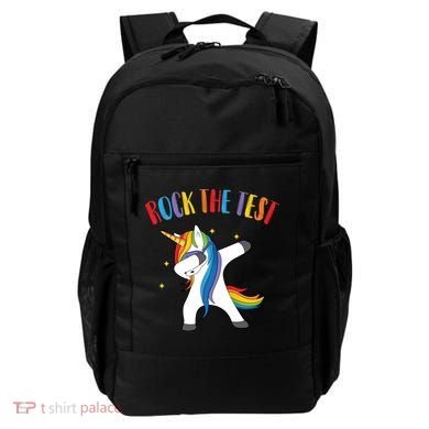 Rock The Test Dabbing Unicorn Backpack