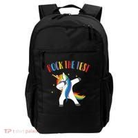 Rock The Test Dabbing Unicorn Backpack thumb 0