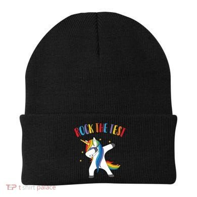 Rock The Test Dabbing Unicorn Beanie
