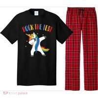 Rock The Test Dabbing Unicorn Pajama Set thumb 0