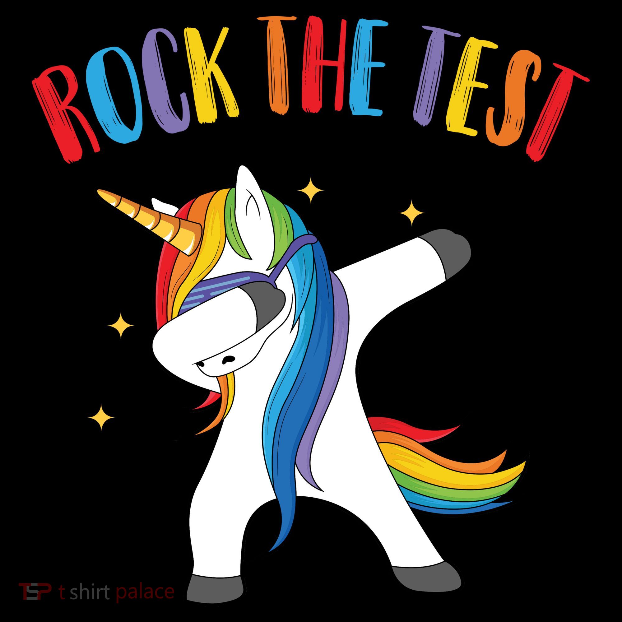 Rock The Test Dabbing Unicorn Women's Tank Top