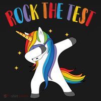 Rock The Test Dabbing Unicorn Baby Bodysuit thumb 2