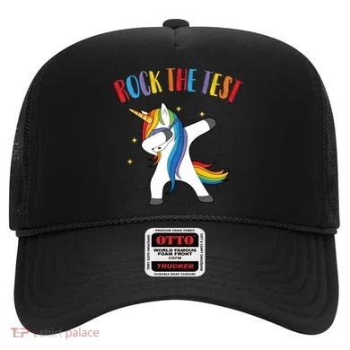 Rock The Test Dabbing Unicorn Hat