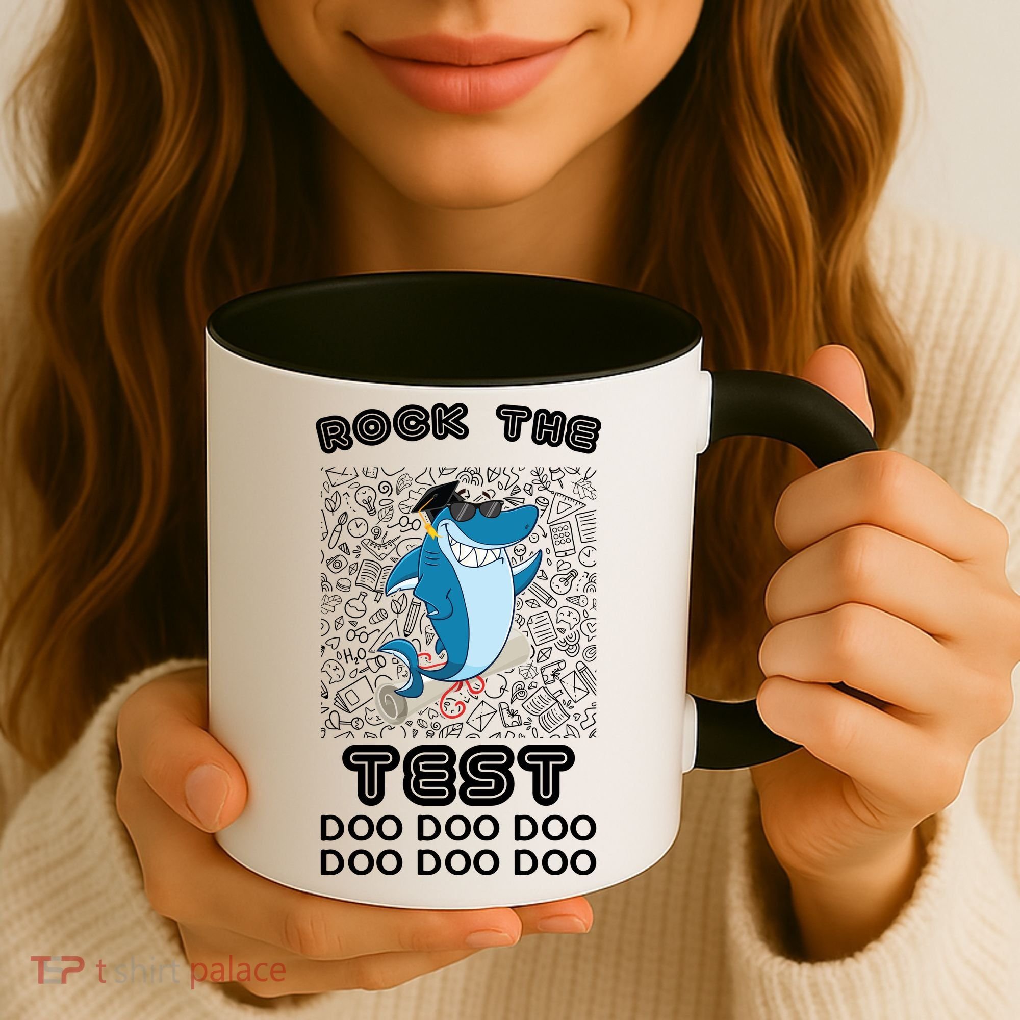 Rock The Test Doo Doo Doo Coffee Mug