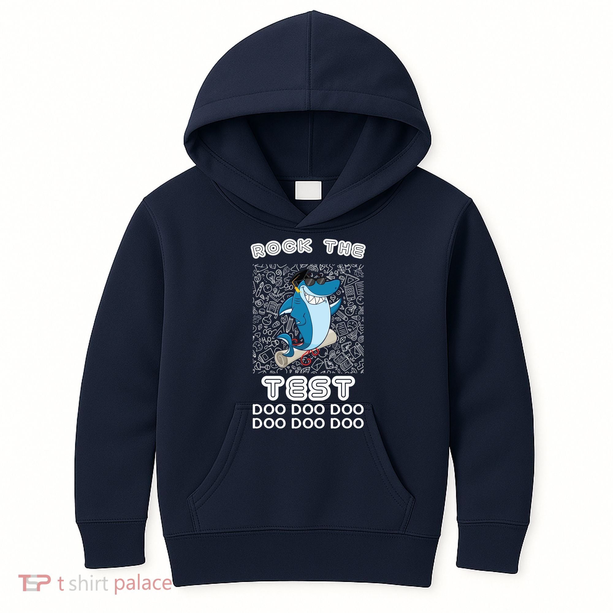 Rock The Test Doo Doo Doo Kids Hoodie