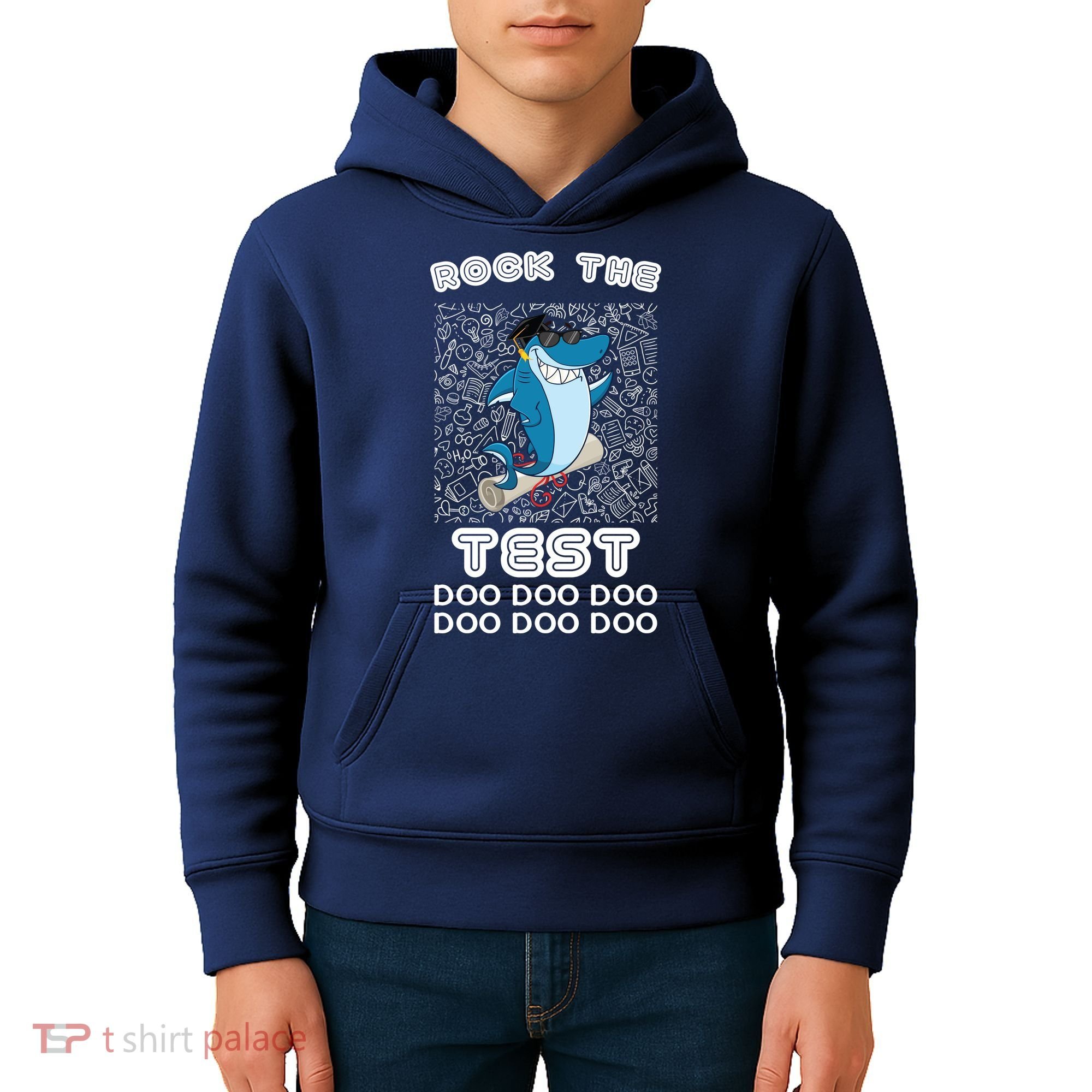 Rock The Test Doo Doo Doo Kids Hoodie