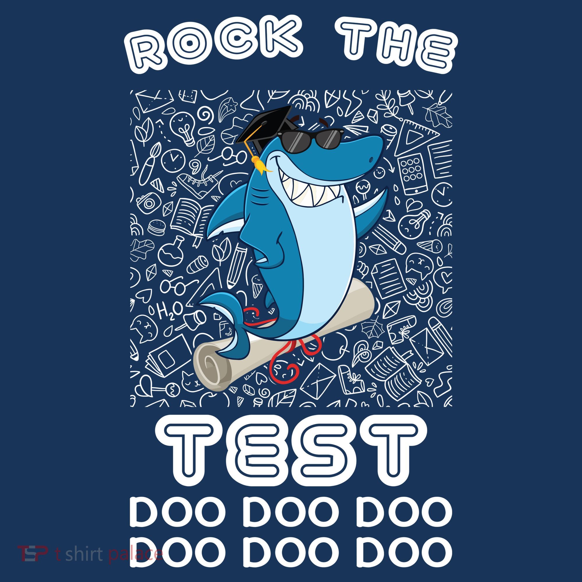 Rock The Test Doo Doo Doo Kids Hoodie