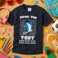 Rock The Test Doo Doo Doo Kids T-Shirt thumb 3