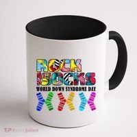Rock Your Socks For World Down Syndrome Day Coffee Mug thumb 1