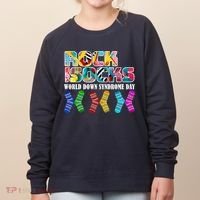 Rock Your Socks For World Down Syndrome Day Women's Sweatshirt thumb 0