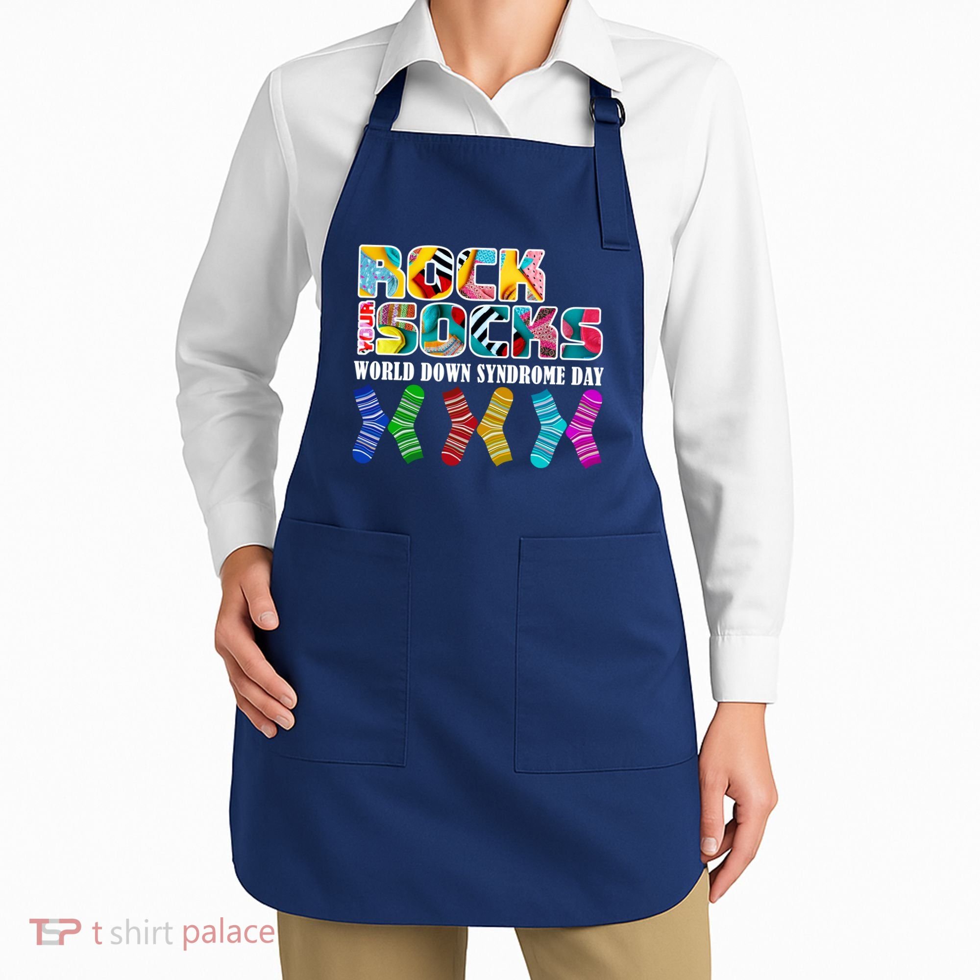 Rock Your Socks For World Down Syndrome Day Apron