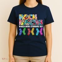 Rock Your Socks For World Down Syndrome Day T-Shirt thumb 4