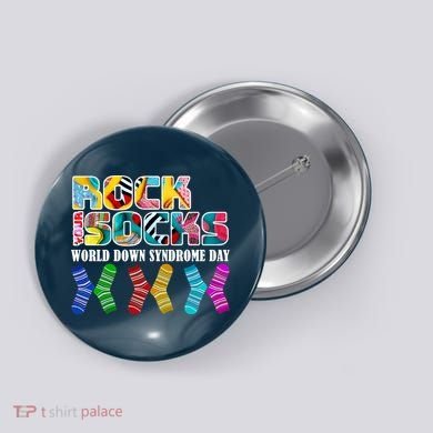 Rock Your Socks For World Down Syndrome Day Button