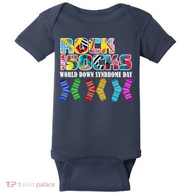 Rock Your Socks For World Down Syndrome Day Baby Bodysuit
