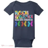 Rock Your Socks For World Down Syndrome Day Baby Bodysuit thumb 0