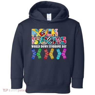 Rock Your Socks For World Down Syndrome Day Toddler Hoodie