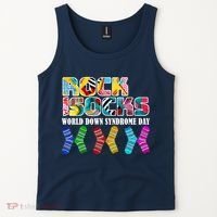 Rock Your Socks For World Down Syndrome Day Tank Top thumb 2