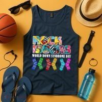Rock Your Socks For World Down Syndrome Day Tank Top thumb 4