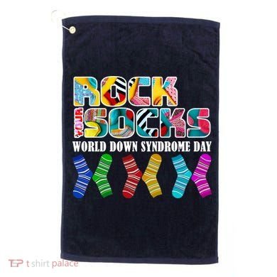 Rock Your Socks For World Down Syndrome Day Golf Towel