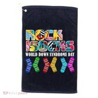 Rock Your Socks For World Down Syndrome Day Golf Towel thumb 0