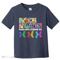 Rock Your Socks For World Down Syndrome Day Toddler T-Shirt thumb 0