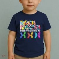 Rock Your Socks For World Down Syndrome Day Toddler T-Shirt thumb 2