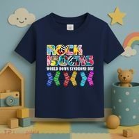 Rock Your Socks For World Down Syndrome Day Toddler T-Shirt thumb 3