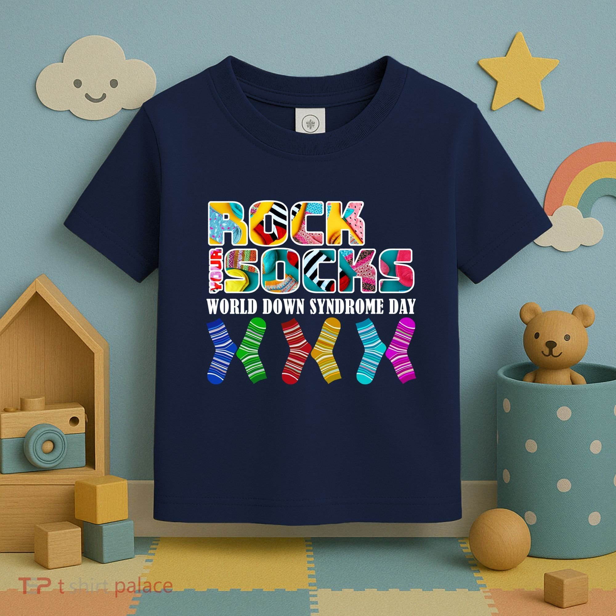 Rock Your Socks For World Down Syndrome Day Toddler T-Shirt