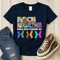 Rock Your Socks For World Down Syndrome Day Women's T-Shirt thumb 3