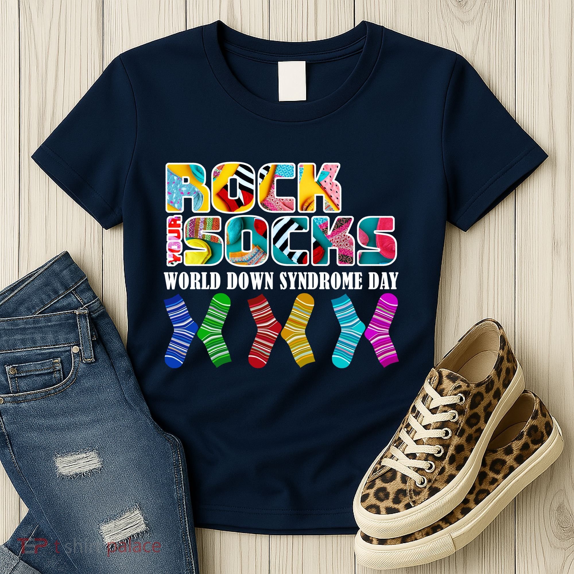 Rock Your Socks For World Down Syndrome Day Women's T-Shirt