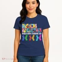 Rock Your Socks For World Down Syndrome Day Women's T-Shirt thumb 4