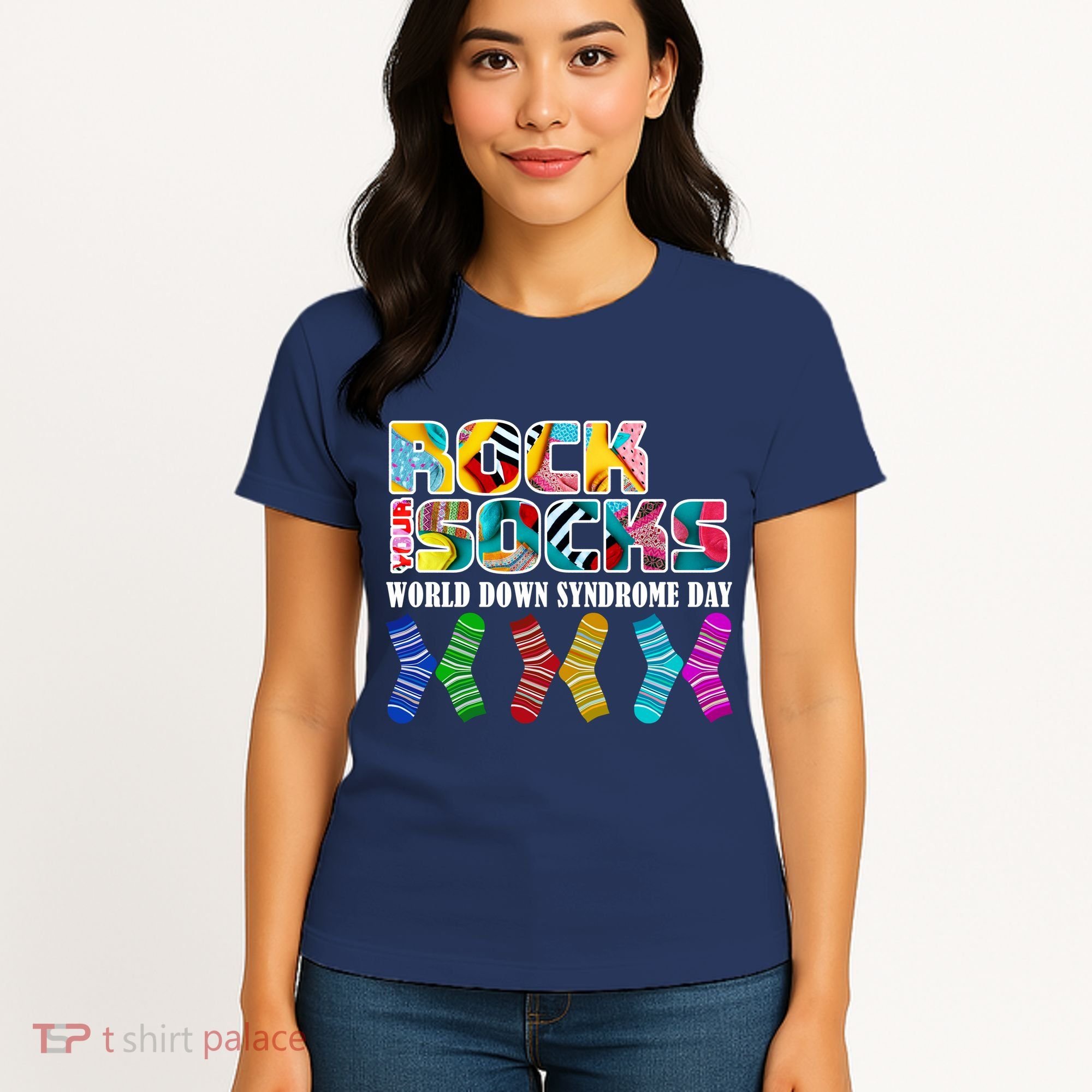 Rock Your Socks For World Down Syndrome Day Women's T-Shirt